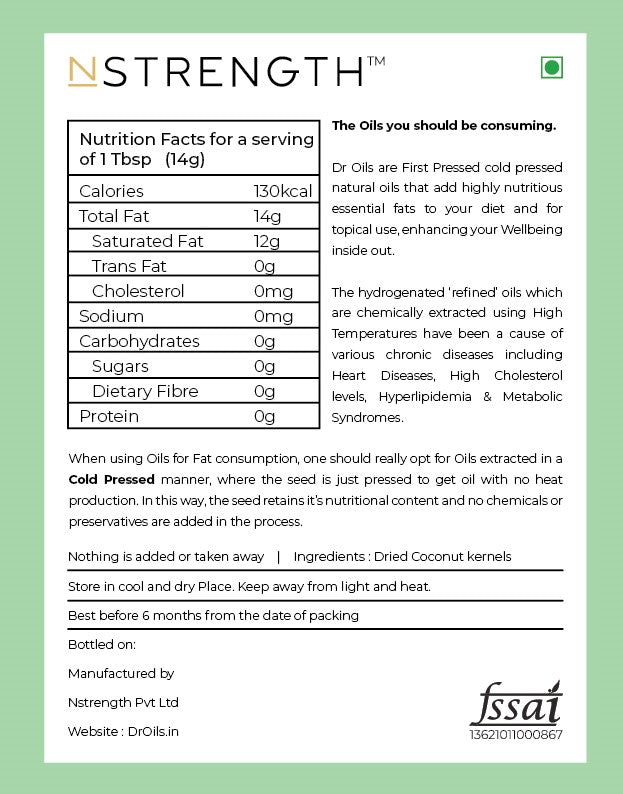 Cold Pressed Coconut Oil